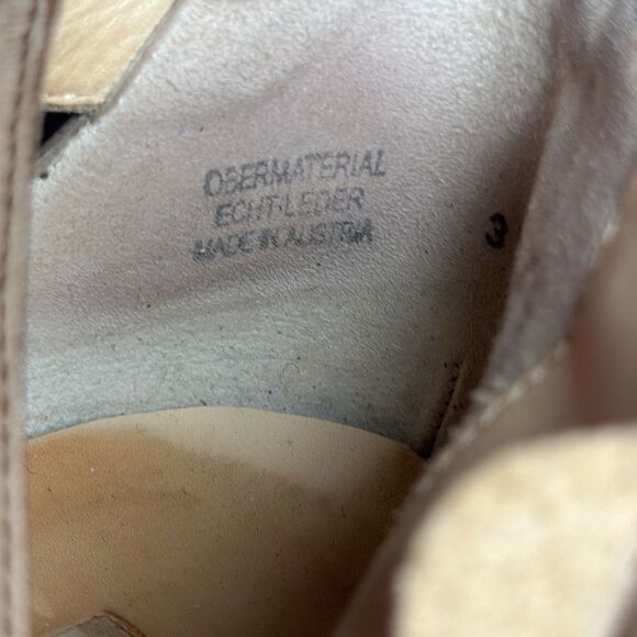 PAUL GREEN Tianna Suede Beige Open Toe Chunky Heeled Ankle Sandal Bootie US 7,5 - Picture 12 of 15